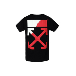 Off-White Tagumine Nooltr&uuml;kiga L&uuml;hikeste Varrukatega Must Meeste OMAA027S191850061020 XS red