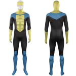 V&otilde;itmatu Mark Grayson Cosplay Fantasia Kost&uuml;&uuml;m Zentai Jumpsuit T&auml;iskasvanud Meeste R&otilde;ivad Maskeerimis&uuml;likond Halloweeni Karnivali Peo &Uuml;likond M black