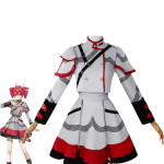 Kasane Teto Cosplay Kost&uuml;&uuml;m T&auml;iskomplekt Riietus Parukas Kingad Kaasas Anime Kost&uuml;&uuml;m Naistele Halloweeni Pidu XS 36 gray