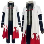 HOLOUN Anime Namikaze Minato Cosplay Kost&uuml;&uuml;m Keep Varrukatega s&auml;rk P&uuml;ksid Kott Cosplay Konventsiooni Kingitus XS（old） black