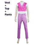 Kpop Demon Hunters Saja Boys Cosplay Kost&uuml;&uuml;m Pol&uuml;esterkangast Laval Esinemiseks Sobiv &Uuml;likond Teismelistele Ja T&auml;iskasvanutele Child 130 pink