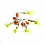 5 tk HENGJIA 0,12 untsi metallist kalalusikad S&ouml;&ouml;daforell Bass haugip&uuml;&uuml;gi landid 5pc