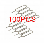 SIM-kaardi salve v&auml;ljutaja v&auml;ljutustihvti v&otilde;tme eemaldamise t&ouml;&ouml;riist iPhone'i Apple 15 14 13 Pro Max 12 11 6 6S 7 Plus Xiaomi Note 7 8 mobiiltelefoni tarvikud 100PCS