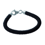 Les Tr&eacute;sors De Lily [H6264] - h&otilde;bedane k&auml;ev&otilde;ru 'Zen' must h&otilde;be - 5 mm must