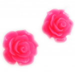 Les Tr&eacute;sors De Lily [L1892] - Boucles cr&eacute;ateur 'Rosa Romantica' rose Heleroosa