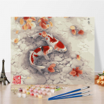 DIY Maalimine numbrite j&auml;rgi Kunst Kodukaunistamine Numbrid Maalimine Digitaalne &Otilde;limaal Hobid K&auml;sit&ouml;&ouml; 40x50cm no frame