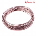 16,5 jalga pruun bonsai traat anodeeritud alumiiniumist bonsai treeningtraat 2.0mm