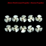 Isetegija k&otilde;va nailon 3 labaga paadi propeller 28 mm 36 mm 42 mm Cw Ccw 2 mm v&otilde;ll Rc paadi jaoks 28mm