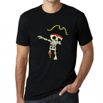 Graafiline meeste T-s&auml;rk &ndash; Pirate Dab naljakas s&auml;rk &ndash; konksuga piraatriided XS must