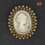 S Cameo Vintage prossid naistele Kuninganna Cameo Beauty