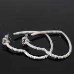 WWJ l&auml;ikivad 18K kuldse v&auml;rviga s&uuml;damekujulised sillutatud tsirkooniumr&otilde;ngastega k&otilde;rvar&otilde;ngad kuld