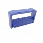 1 tk 9 auguga hambaravi teemantpurihoidja alus, autoklaavitav hammaste desinfektsioonivahend, 1,6 mm hambaraviinstrument Dark Blue