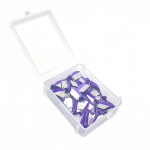 50 tk/karbis hambaravi kiilunuga, mis on ette n&auml;htud interproksimaalsest plastikust kiilunuga hambaravi roostevabast terasest maatriksiga roheline