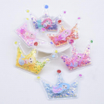 10 tk/partii l&auml;bipaistev PVC t&auml;idis Litrikroon Flatback Scrapbooking Ornamnet Plaastrid Aksessuaarid Ise ise k&auml;sit&ouml;&ouml;tarbed mitmev&auml;rviline