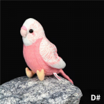 Loominguline papagoilind Palus m&auml;nguasi Armas viirpapagoi lind Pehme nukk lastele m&auml;nguasi kaunistuseks s&uuml;nnip&auml;evakingitus D pink
