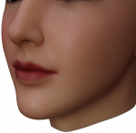 Silikoonist Cossdresser mask realistliku pea- ja n&auml;omeigiga Transvestiitide Halloweeni Drag Queenile