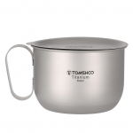 500 ml titaanist tass kaane ja k&auml;epidemega Camping Coffee Cup kerge kohvikann seljakotis&otilde;iduks