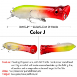 10 v&auml;rvi peibutis&ouml;&ouml;t 8cm-12g 6#black Hook Plastic Bait Bionic vales&ouml;&ouml;t