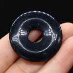 35x35 mm looduskivi suure auguga helmed &uuml;mmargused kristallist roosa kvartsahhaat lapis lazuli opaal valge t&uuml;rkiis lahtised helmed ehete valmistamiseks isetegemise tarvikud 35mm-Blue Sand Stone