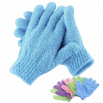 2 paari vanni koorimiseks Kooriv kinnas du&scaron;&scaron; Koorimiseks Kindad Vastupidavus Kehamassaaž Sponge Wash Naha niisutav SPA vaht red&pink 2pair miexd