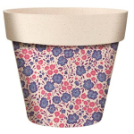 Les Tr&eacute;sors De Lily [A2160] - bambusest istutusmasin 'Fleurs' lilla beež - 22x21 cm lilla