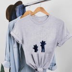 Lovely Style Trend Tee Top moodne T-s&auml;rk 90ndate stiilne riietus vabaaja l&uuml;hikeste varrukatega naiste prinditud naiste graafiline T-s&auml;rk S