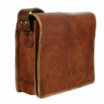 Kott Kitse nahast Vintage Messenger &otilde;lg Uus Naiste rahakott K&auml;sitsi valmistatud pruun 9 (long) x 11 (wide) x 3 pruun