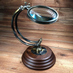 Suurendusklaasist Vintage merelauakaunistusega luup, juubelikingitus, kontorikingitus, bossi kingitus, mehe kingitus