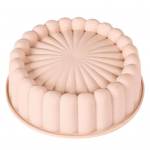 BPA-vaba silikoonist koogivorm Mittekleepuv keskkonnas&otilde;bralik lillekuju roosa