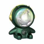Mini Astronaut Robot RGB projektsioonvalgusti atmosf&auml;&auml;rifoto LED-vikerkaarevalgus kaasaskantav USB p&auml;ikeseloojangulamp dekoratiivne kingitus One Size roheline