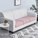 Polar fliisist diivani istmepadja kate Jacquard tooli kate Stretch pestav eemaldatav libisemiskate Diivani katted m&ouml;&ouml;bli kaitse Back Cushion Cover roosa