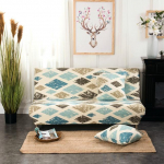 Stretch diivani kate Kokkupandav suur elastsusega diivani kate diivanile ilma k&auml;etugedeta kokkupandava katteta diivanvoodile Copridivano Size M 160-190cm