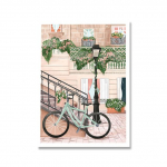 Torn Hispaania Malaga Maastik Reis Linn Anime Pariis Eiffeli Plakat L&otilde;uenditr&uuml;kk Seinakunst Pildid Kodu Kaunistamiseks Interj&ouml;&ouml;r 21X30cm No Frame