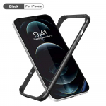 Kaitseraua &uuml;mbris iPhone 13 12 Mini 11 Pro Max 12Pro 11Pro XR X XS Luksuslik alumiiniumist metallist silikoontelefoni raam Sinine must tarvikud For iphone 13 mini must