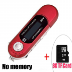 USB Mp3-m&auml;ngija m&auml;lu ei toeta 32G TF-kaart koos FM-raadioga punane