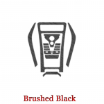 Autosalongi kleebis BYD QIN PLUS 2022 2023 auto k&auml;igupaneeli kleebis k&auml;igukasti kaitsekile s&uuml;sinikkiust must tarvikud