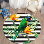 Jungle Animal Print &uuml;mmargused vaibad elutoa vaip Laste vaip Kodu Magamistoa Lastetoa p&otilde;randamatt Pehme matt lastele 60cm