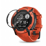 5 t&uuml;kki Garmin Instinct 2X nutikella jaoks &uuml;lil&auml;bipaistev t&auml;iskaanega 3D kumera pinnaga pehme kile &ndash; karastamata klaas For Garmin Instinct 2X puhas