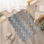 Missoni Style sissep&auml;&auml;su uksematt Nordic Style Home Uksematt Triibulised Waves Print vaibad Magamistoa Elutoa Esiku majapidamiskaunistusega vaibad 60x90cm