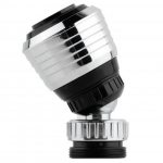 1PC 360 p&ouml;&ouml;rleva kraani otsiku filtri adapter, vett s&auml;&auml;stev kraani aeraatori hajuti must