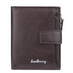 Baellerry meeste l&uuml;hike rahakott Hasp klassikalise disainiga kaardihoidja rahakott Kunstnahast rahakotid GZW 13cm*11cm*2cm must
