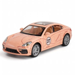 1/24 Scale Panamera Diecast automudeli m&auml;nguasi, tagasit&otilde;mmatav m&auml;nguasi koos heli ja valgusega lastele v&auml;ikelastele poistele, t&uuml;drukutele 1/24-20x7.5x6cm sinine