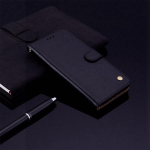 Nahast rahakoti klapp&uuml;mbris Samsung Galaxy A04S A54 A53 A33 A13 M23 5G A34 A51 S23 S22 S21 S20 M14 M33 A14 A32 A52 A50 A24 A30 A03 A70 silikoonist kate Galaxy A9 2018 must