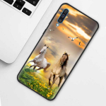 Running Horse Capa Samsung Galaxy A70 A50 A40 A30 A20 pehmed silikoon&uuml;mbrised A70s A10 A20e A10e A50s telefoni Coque Samsung A12