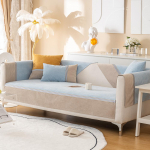 Veekindel diivanipadi kassi kriimustusvastane kogu hooaja universaalne libisemisvastane kaasaegne lihtne rihm Lemmiklooma m&auml;he diivani kate seljatoe r&auml;tik 70*70 khaki