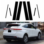 Auto samba postid Ukse akna trimmi katte kleebiste kleebis Toyota Harrier XU80 Venza 2021 2022 2023 Auto Styling