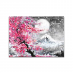 Cherry Blossom Mount Fuji Jaapani plakatid L&otilde;uendiprindid Maalid Seinakunstipildid Elutoa K&ouml;&ouml;gi Sisustus Kodukaunistus 20x30cm