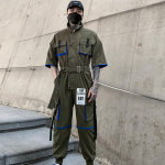 Kevadine uus t&ouml;&ouml;&uuml;likond, &uuml;hes t&uuml;kis Korea noorte mood vabaaja v&auml;rvidega kokkusobiv vabaaja komplekt M khaki
