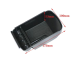 Minu hea auto keskne k&auml;etugede panipaik Kindakast Peugeot 308 2016- 2012-2015 auto jaoks mitmesugused panipaigad for 2016-2019 black