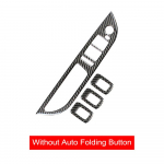 4 TK s&uuml;sinikkiust auto aknat&otilde;stuki l&uuml;liti juhtpaneeli raami dekoratiivsed kleebised BMW E60 5. seeria 2005-10 auto jaoks Without button